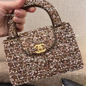 Chanel Kelly 26c replica tas in spiegelkwaliteit - Luxe handgemaakte avondtas 1156598700 - front view