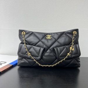 Chanel Vintage Flap Bag 25K Kalfsleer - 1:1 Replica Kwaliteit 1154887698 - front view