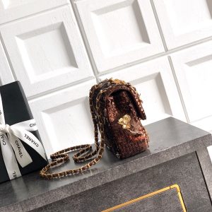 Chanel Classic Flap 1:1 Replica Spiegelkwaliteit Handtas - Luxe Uitstraling 1156604637 - side view | Chanel